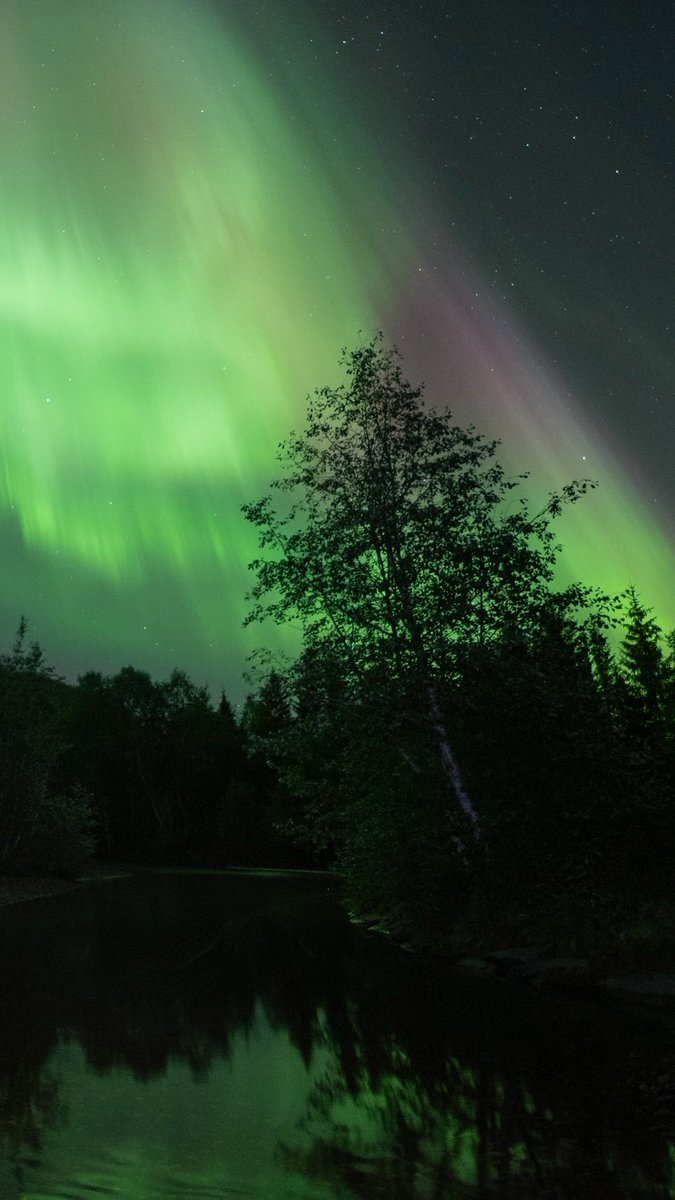 Once again the aurora borealis danced across the sky📷