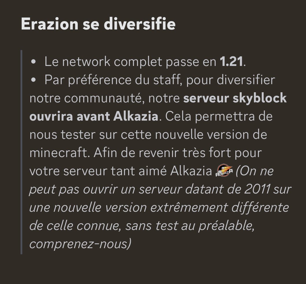 Erazion Network | Alkazia / Prison tweet media