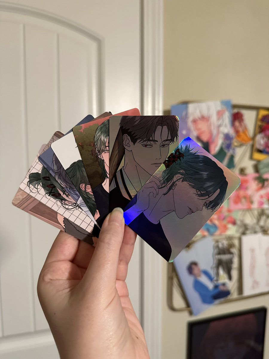 afflictionate's tweet photo. thank you @LezhinComics_US for this dreadful night contest reward! the merch is so cute and is further feeding my addiction with this wonderful series. 🤭 @_mo_an https://t.co/nc4MLcQEun
