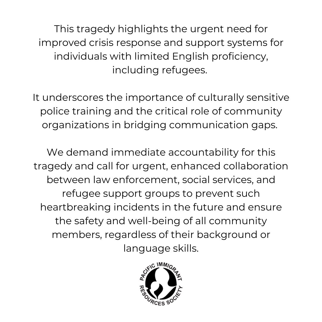 PIRSVancouver's tweet image. We are heartbroken by the tragic and unnecessary loss of Vanessa Rentería Valencia. Our thoughts go out to Vanessa’s young child, her family and her community. We mourn her loss with them at this difficult time. #VanessaRenteria #SayHerName