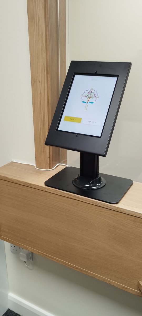 Installed another low cost visitor signing in system this week.