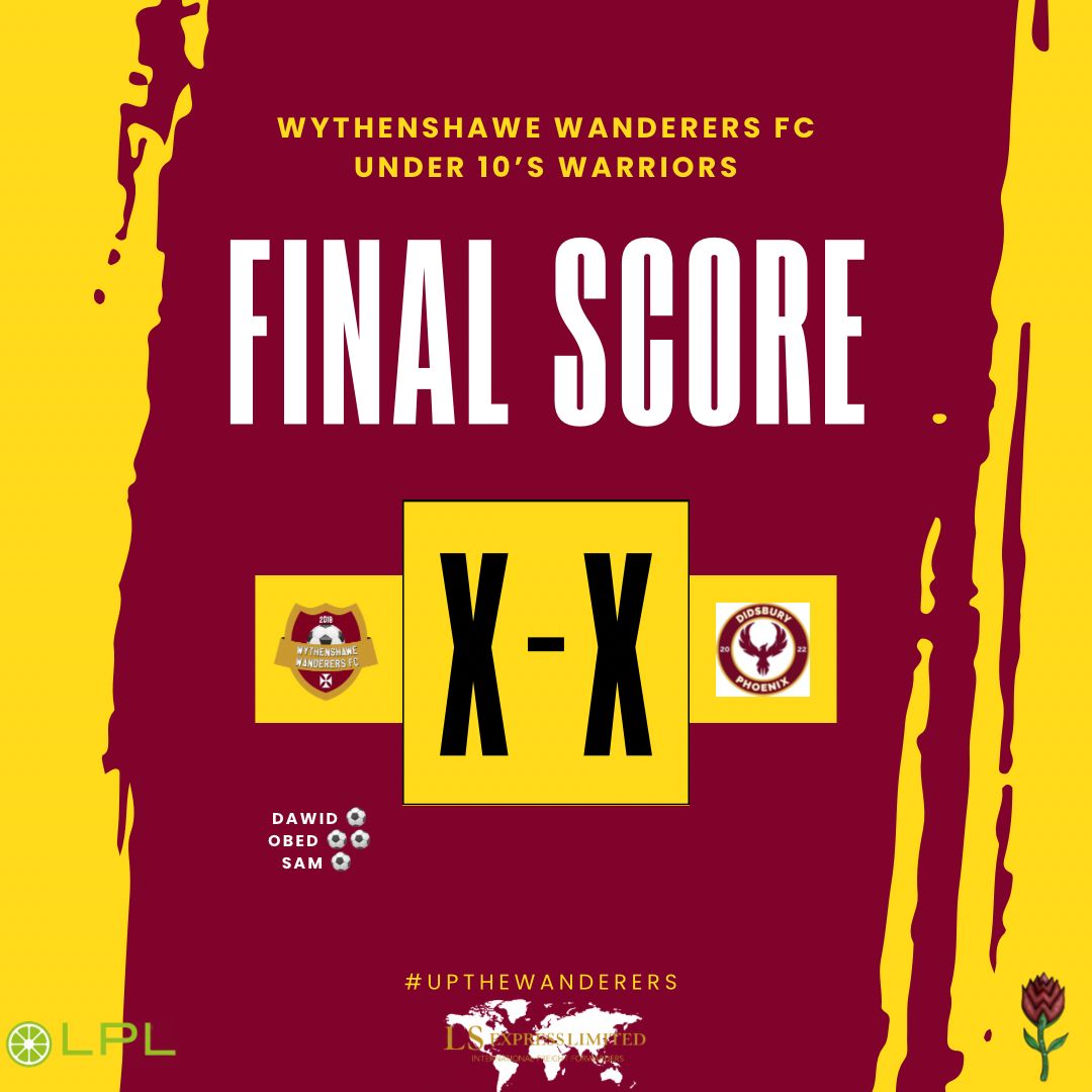 WythyWanderers's tweet photo. Another goal parade for our U10 Warriors, they're in some form and absolutely flying at the moment. On to the cup! 👊

Sponsored by @LSExpress23 
Partners of @WarriorsWaste https://t.co/VVNNZBqSgw
