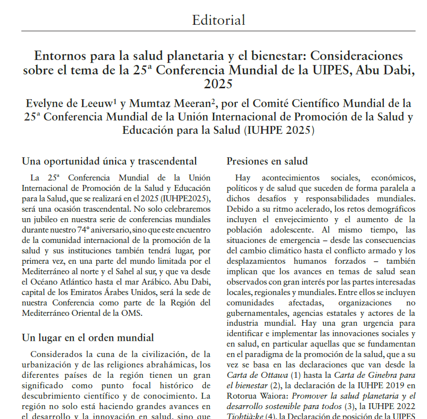 Global Health Promotion tweet media