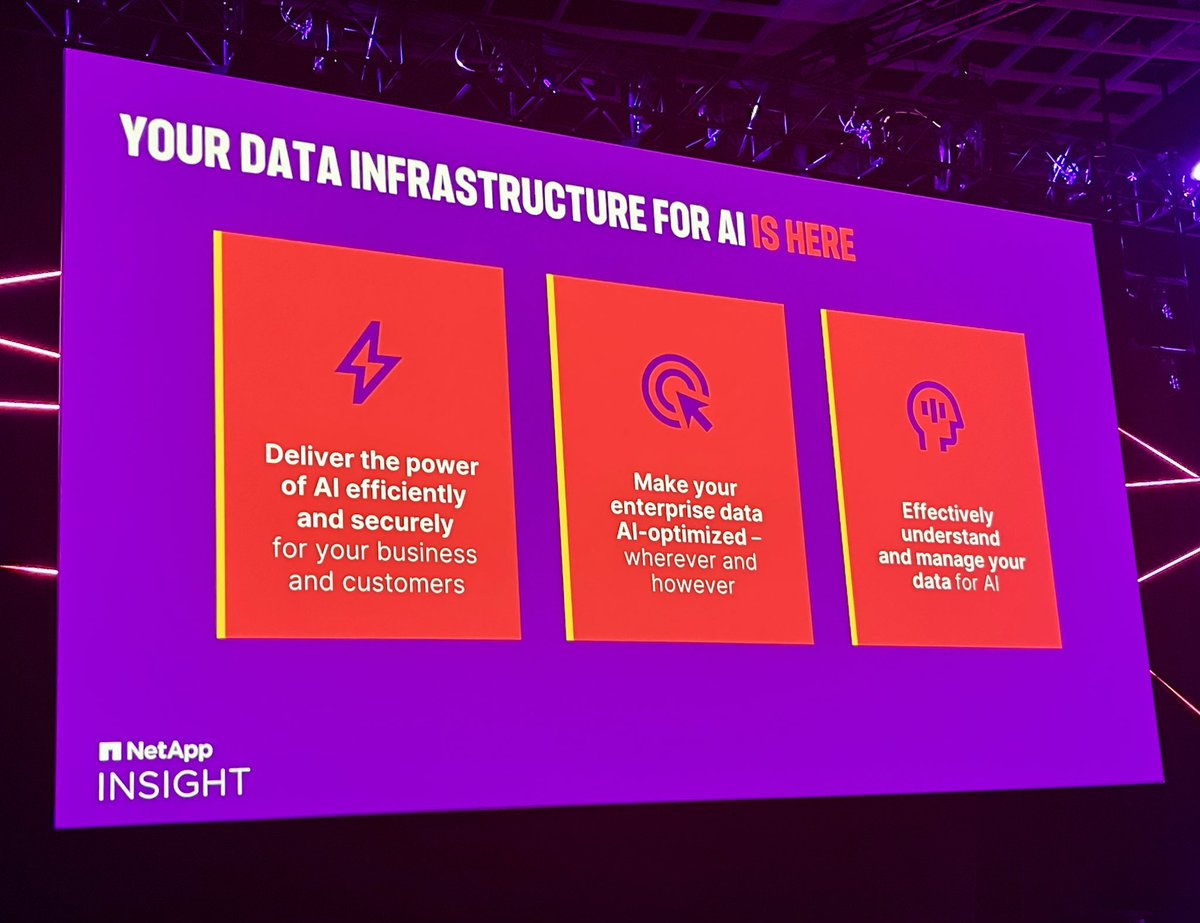 Alun Griffiths (@welshmatador) on Twitter photo Your Data Infrastructure for AI is here. Very exciting times for all our customers.<a href="/NetAppInsight/">NetApp INSIGHT</a> <a href="/NetAppATeam/">NetApp A-Team</a> Your Data Infrastructure for AI is here. Very exciting times for all our customers.<a href="/NetAppInsight/">NetApp INSIGHT</a> <a href="/NetAppATeam/">NetApp A-Team</a>