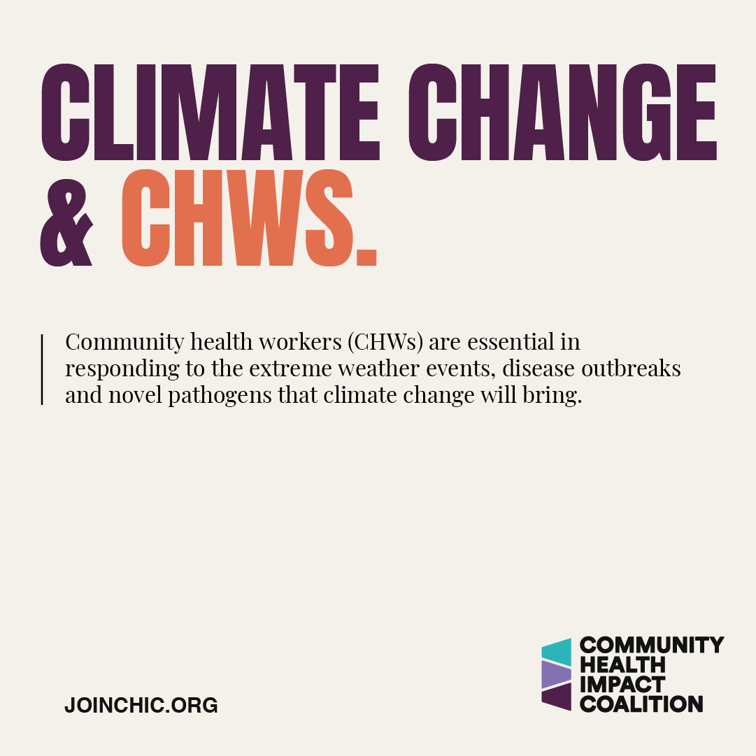 join_chic's tweet photo. CHWs are essential in responding to the health impacts of climate change. But to reach their full potential, CHWs must be salaried, skilled, supervised and supplied. At #UNGA79 it’s time to invest in #proCHWs and ensure community and health system resilience to climate change. https://t.co/LweKyqEWXi