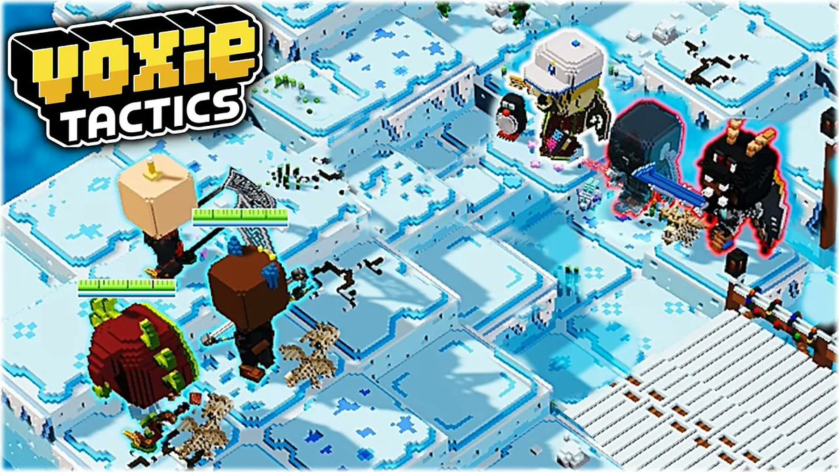 𝗩𝗼𝘅𝗶𝗲 𝗧𝗮𝗰𝘁𝗶𝗰𝘀 𝗚𝗮𝗺𝗲𝗽𝗹𝗮𝘆! 🎮

In the left corner, we've got Zueljin's Voxie Squad featuring a Warrior, Ranger, and White Mage 🧙‍♂️

On the Right, we've got a Formidable Team of Priest, Ninja and a Hawknight! 🥷

Which Team Will Emerge Victorious? 👀