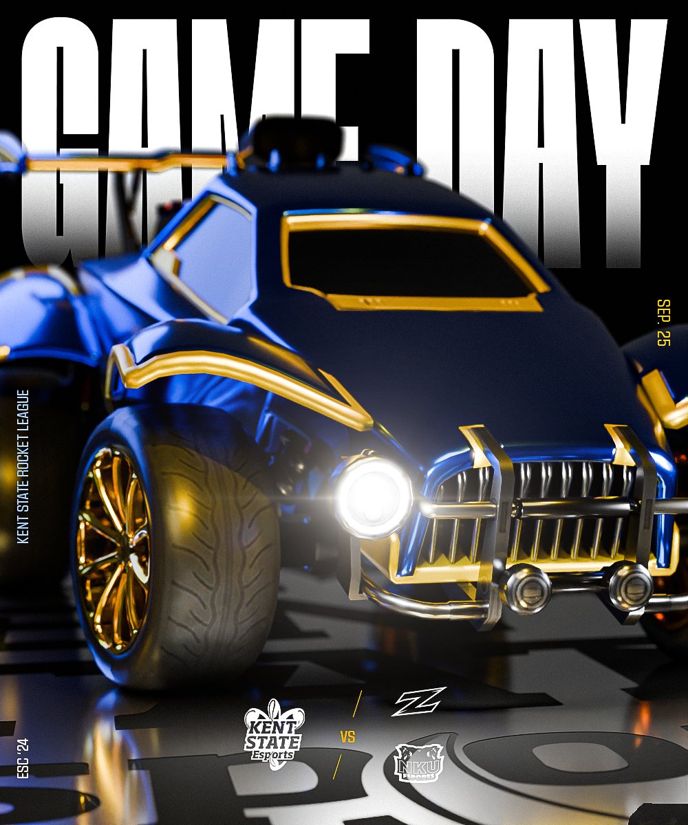 🚨GAME DAY🚨

⚽️🚗 It's that time once again! Today our varsity Rocket League team faces off against <a href="/ZipsEsports/">Akron Esports</a> and <a href="/NkuEsports/">NKU Esports</a> in the <a href="/ESC_Conference/">Esports Collegiate</a>!

Support our team in person at The Arena or on Twitch!

🕗8PM 
🏠Esports Arena (Library)
📺twitch.tv/esportsksu