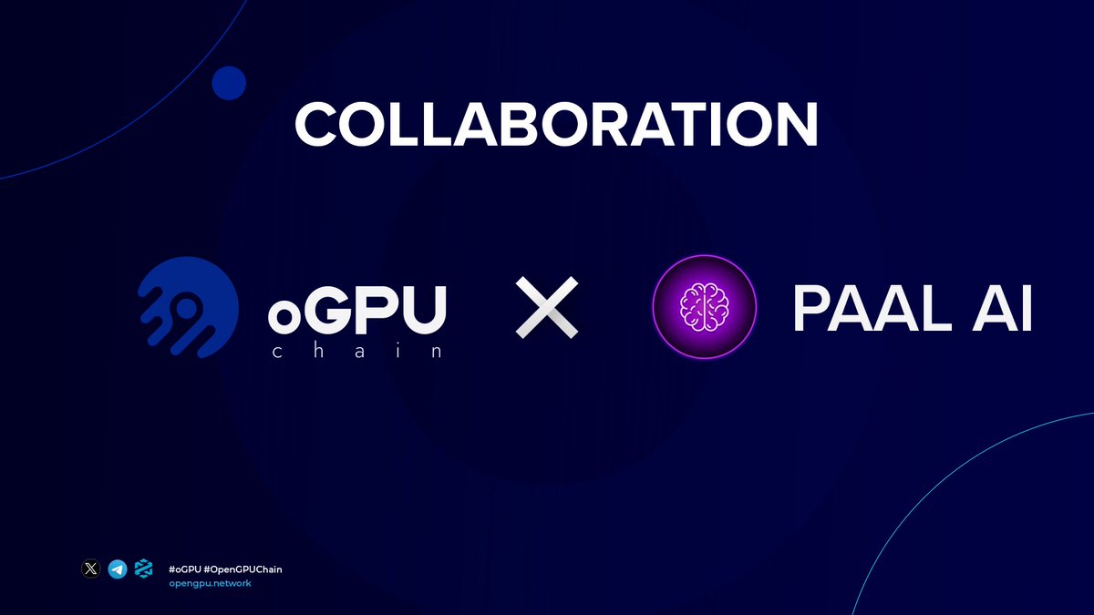 openGPUnetwork's tweet image. Collaboration with Paal AI

We are excited to announce that @PaalMind has joined the OpenGPU Ecosystem, ready to explore the immense potential of the OpenGPU Network. Paal AI, a renowned project known for building AI moderation bots for Telegram groups, will collaborate with us…