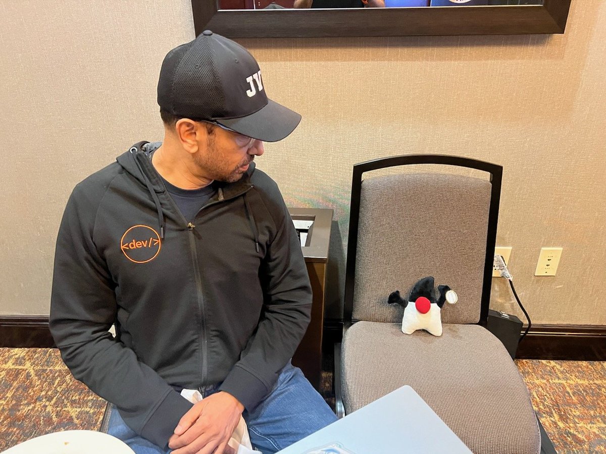 Having a chat with Duke about #java