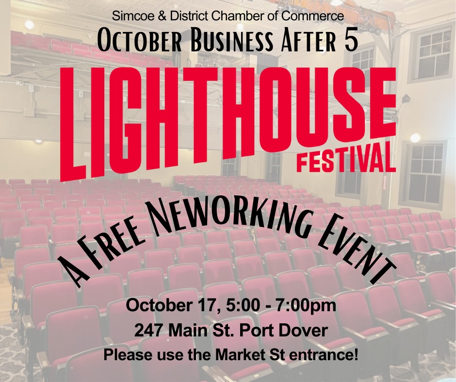 MillardsCPAs's tweet photo. Are you an entrepreneur or business person in the Simcoe area? The Simcoe and District Chamber of Commerce Business After Five is a networking opportunity for you! https://t.co/3Iqi9rcLzM https://t.co/ft5bgea7mm