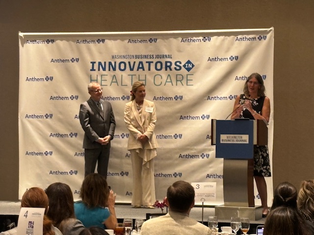 DCPCA's tweet image. We are proud to share that Kelly McShane, our Board of Directors chair and CEO of Community of Hope (@cohdc), was honored today at the Washington Business Journal&apos;s Innovators in Health Care. Thank you for all you do, Kelly! #DCPCA #HealthEquity