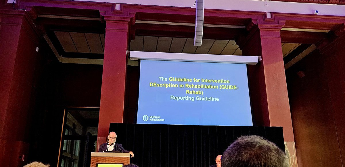 CarlotteK's tweet photo. @ProfNegrini @CochraneRehab presenting #GUIDERehab @ISCoSmeetings #Antwerpen🇧🇪  @isicoitalia https://t.co/vM1rvEaBer