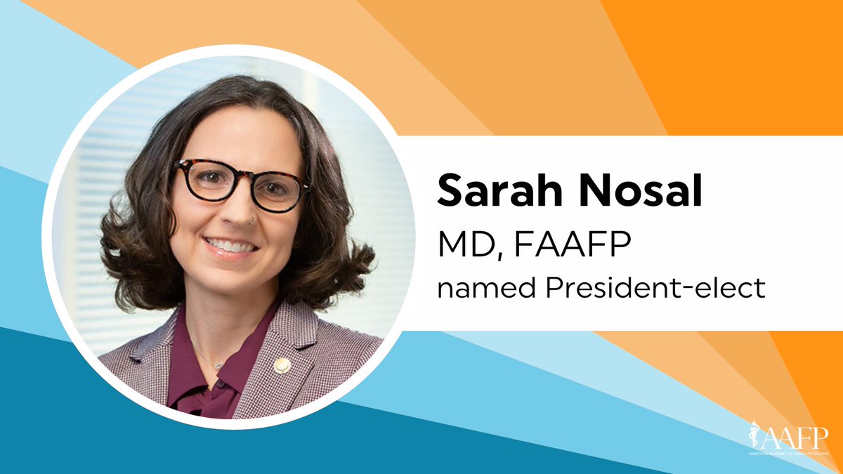 AAFP (@aafp) on Twitter photo The election results are in! <a href="/SCNosalMD/">sarah catherine</a> is the new #AAFP president-elect. š She has practiced medicine for nearly 2 decades in South Bronx, NY and is chief medical information officer at <a href="/forFamilyHealth/">Institute.org</a>. bit.ly/4gvdShb The election results are in! <a href="/SCNosalMD/">sarah catherine</a> is the new #AAFP president-elect. š She has practiced medicine for nearly 2 decades in South Bronx, NY and is chief medical information officer at <a href="/forFamilyHealth/">Institute.org</a>. bit.ly/4gvdShb