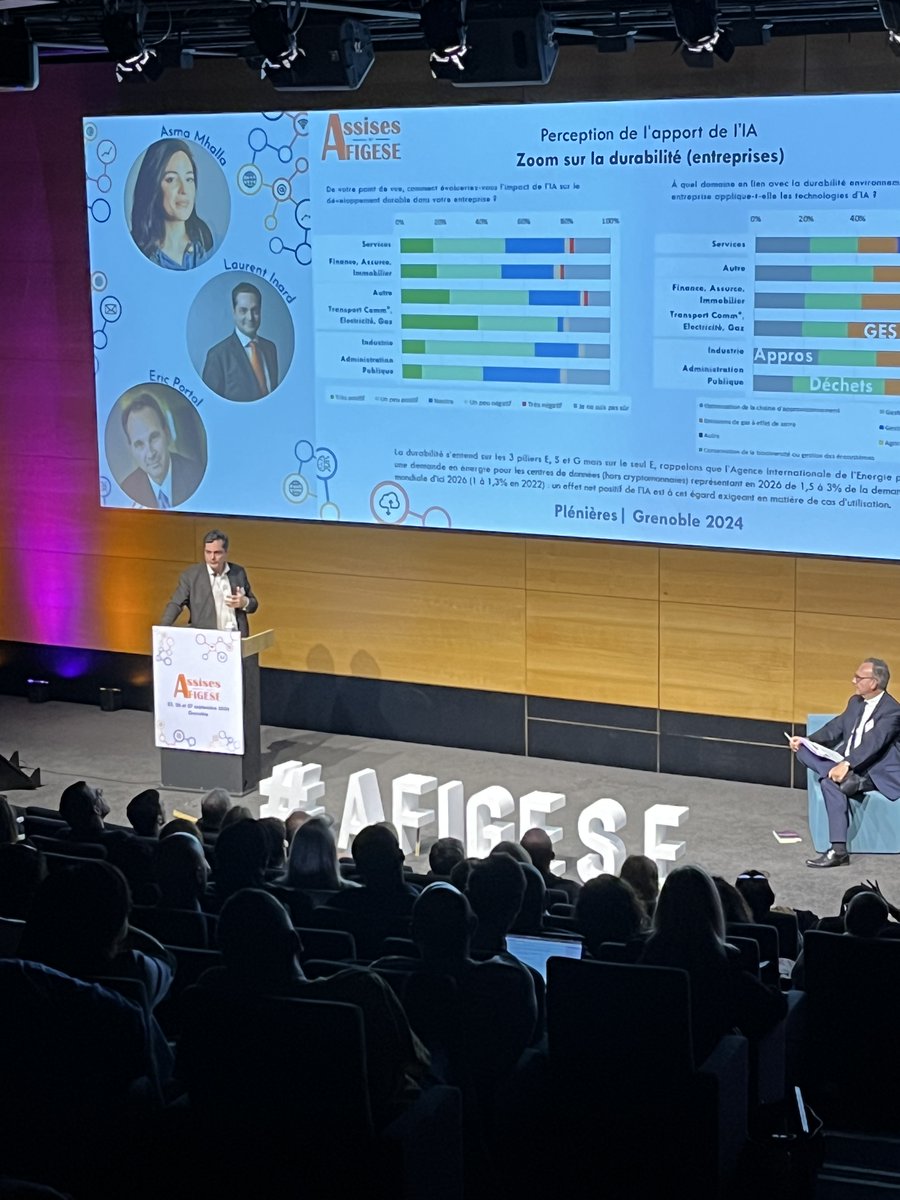 🔎Plongée dans la première conférence des Assises !

Le thème : « Le choc technologique des outils numériques : du questionnement sur la démocratie à l’appréhension de l’IA par les Français ».

👥Sur scène : Asma Mhalla, Laurent Inard et Éric Portal

#AFIGESE24 #collterr #IA