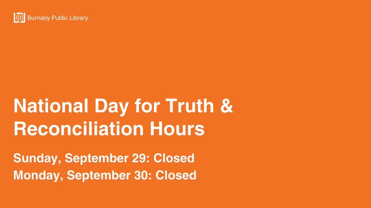Burnaby Public Library tweet media