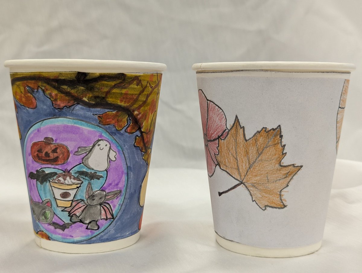 Portlethen Art and Design (@portyart) on Twitter photo Our S2s today did a bit of autumn branding for the Bruntland Baristas initiative run by <a href="/miss_stephen1/">Miss Stephen</a> in HE - who also came along to give us some lovely feedback!
<a href="/PortyAcad/">PortlethenAcademy</a> #CoffeeCulture
#ProudofPorty #ArtEducation Our S2s today did a bit of autumn branding for the Bruntland Baristas initiative run by <a href="/miss_stephen1/">Miss Stephen</a> in HE - who also came along to give us some lovely feedback!
<a href="/PortyAcad/">PortlethenAcademy</a> #CoffeeCulture
#ProudofPorty #ArtEducation