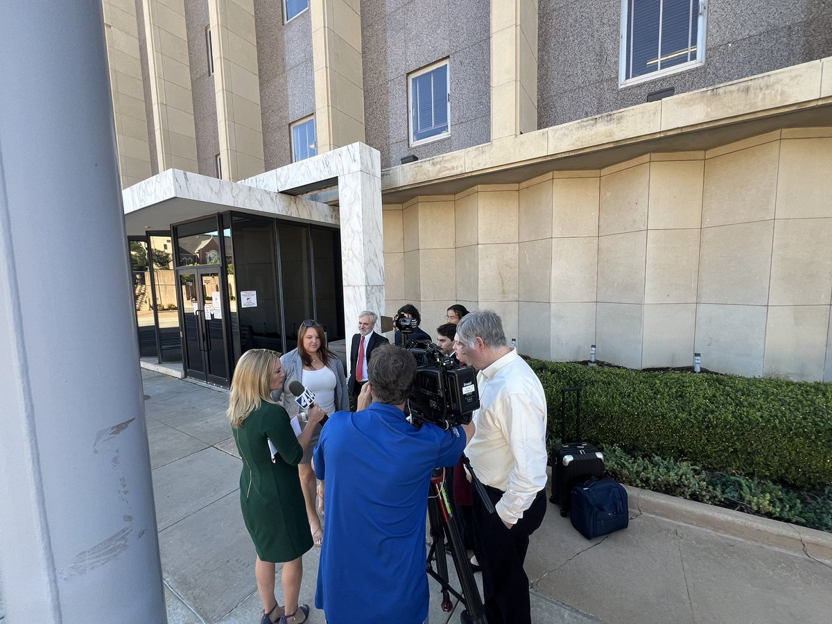 Just got out of federal court - today was essentially asking a judge to grant KFOR access to OSDE pressers etc. for *tomorrows meeting.

The judge said a decision will be made later today..<a href="/DanIsett/">Dan Isett 🌵</a> was there but <a href="/RyanWaltersSupt/">Ryan Walters Superintendent Parody</a> was not. <a href="/Adria_Goins/">Adria Goins</a> has more tonight!