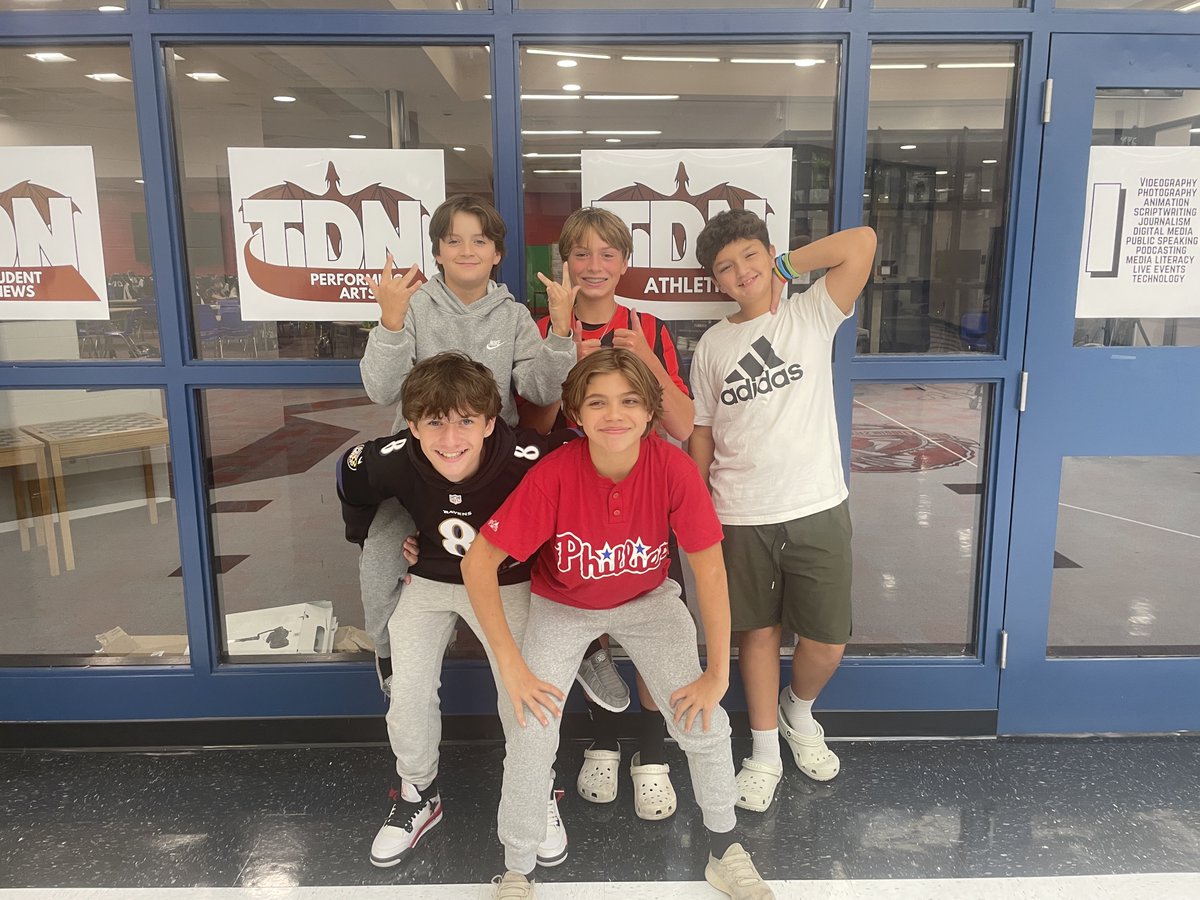 Nope, not shenanigans! Ben, Jacob, Robert, Kodi, and Cole, 7th grade media students in Mr. K's class, are working hard making a video highlighting locker and hallway expectations!
#Proud2BeHTSD