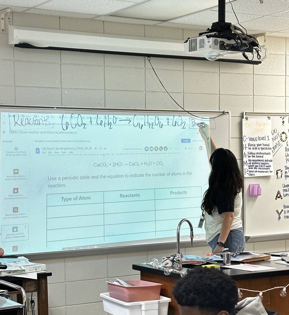 We are thrilled to showcase Mrs. Falcon, our incredible Instructional Support Specialist, as she co-teaches in 8th grade Science guiding them during preparations for our upcoming test. Thank you, Mrs. Falcon, for your dedication to our students' success! <a href="/Byrd_Middle/">Byrd Middle School</a>