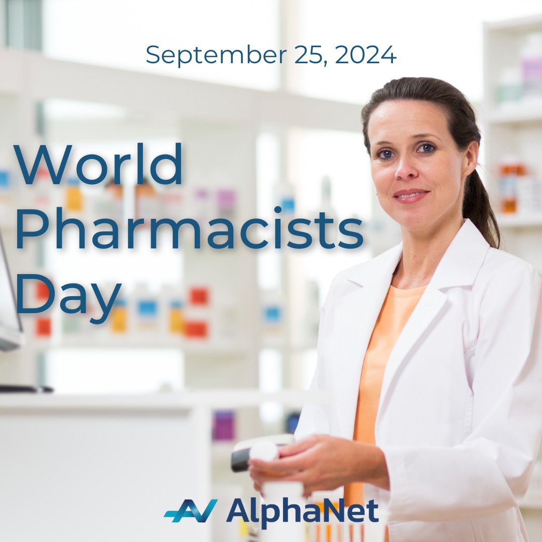 AlphaNet's tweet image. World Pharmacist Day, celebrated each year on September 25th, acknowledges the vital contributions of pharmacists to global healthcare. Let&apos;s express our gratitude for their dedication and hard work.

#worldpharmacistsday #alpha1antitrypsindeficiency