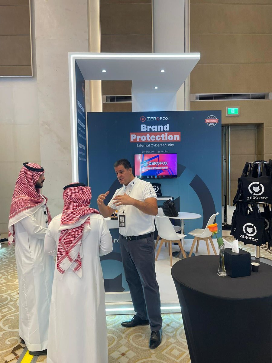 ZeroFox's tweet image. Passports = stamped. We&apos;ve been all over the world this month talking #ExternalCybersecurity with partners and customers 🌎 

Check out our team (with #Partner @VirtuPortMEA!) at #MENAISC2024 in Saudi Arabia ⬇️