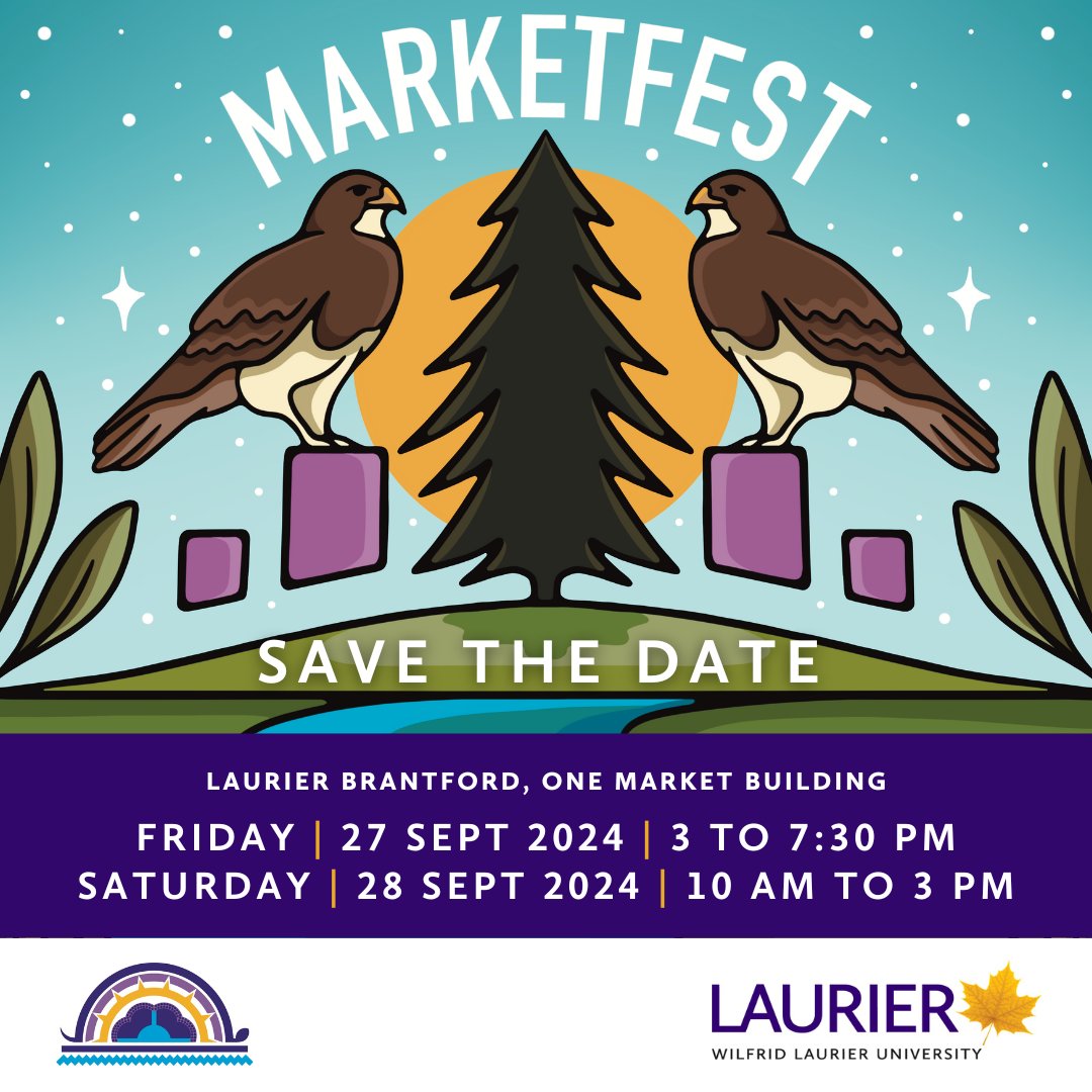 Join us for MarketFest, a celebration of contemporary Indigenous artists, artisans, performers, thinkers and makers!

📍One Market, Brantford
🗓️ Sept. 27, 3 to 7:30 p.m.; Sept. 28, 10 a.m. to 3 p.m.
🎟️ Free | Open to all

See the full schedule: bit.ly/MarkFest24