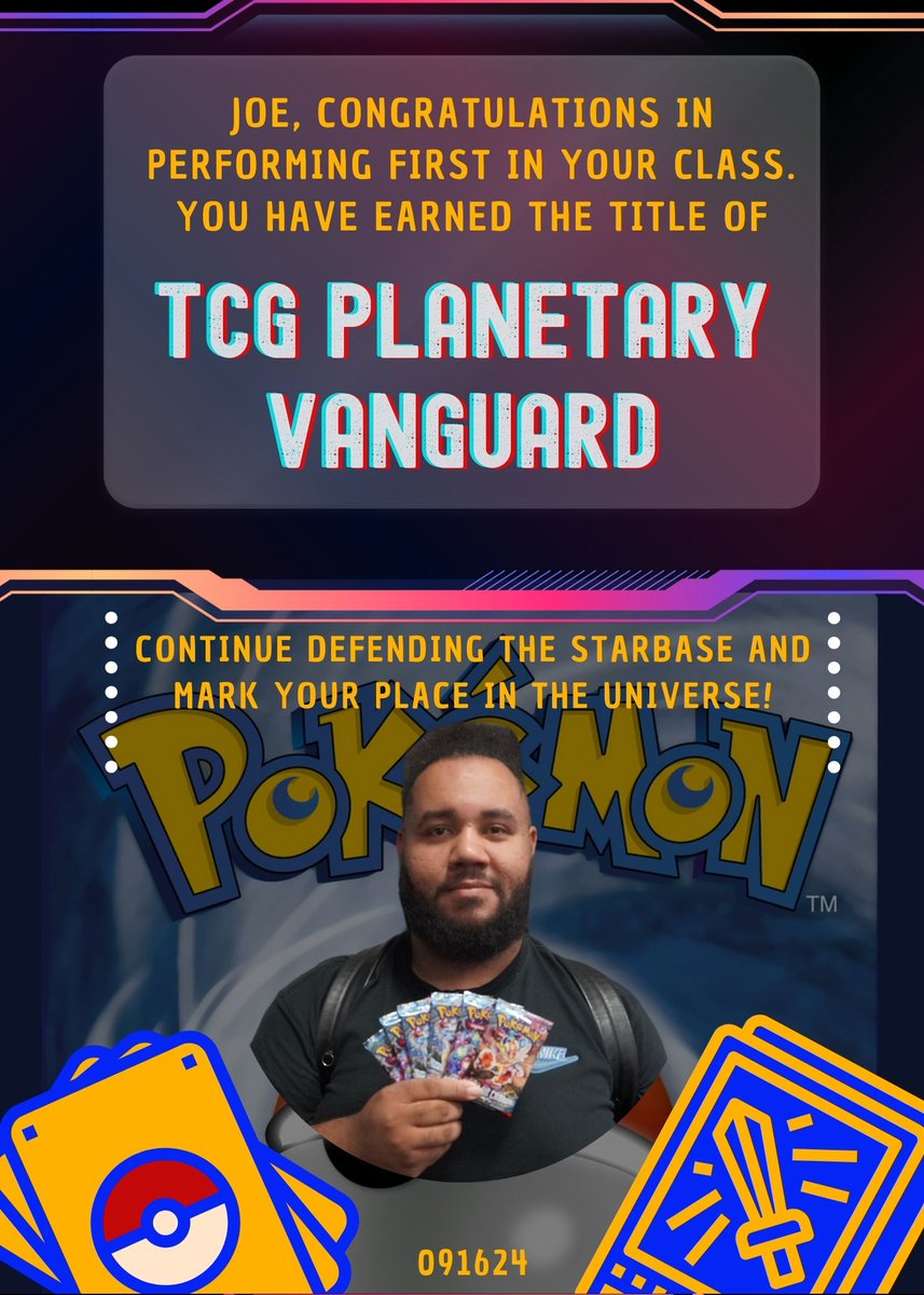 StarBaseGaming's tweet photo. 🏆 WINNERS🏆  
Congratulations to all of last weeks winners at StarBase Gaming Cafe! Revel in your title as Planetary Vanguards and keep paving the way for future cadets! Thank you for everyone who came and participated in our tournaments - we hope to catch you at the next ones! https://t.co/AKeaNRA3ht