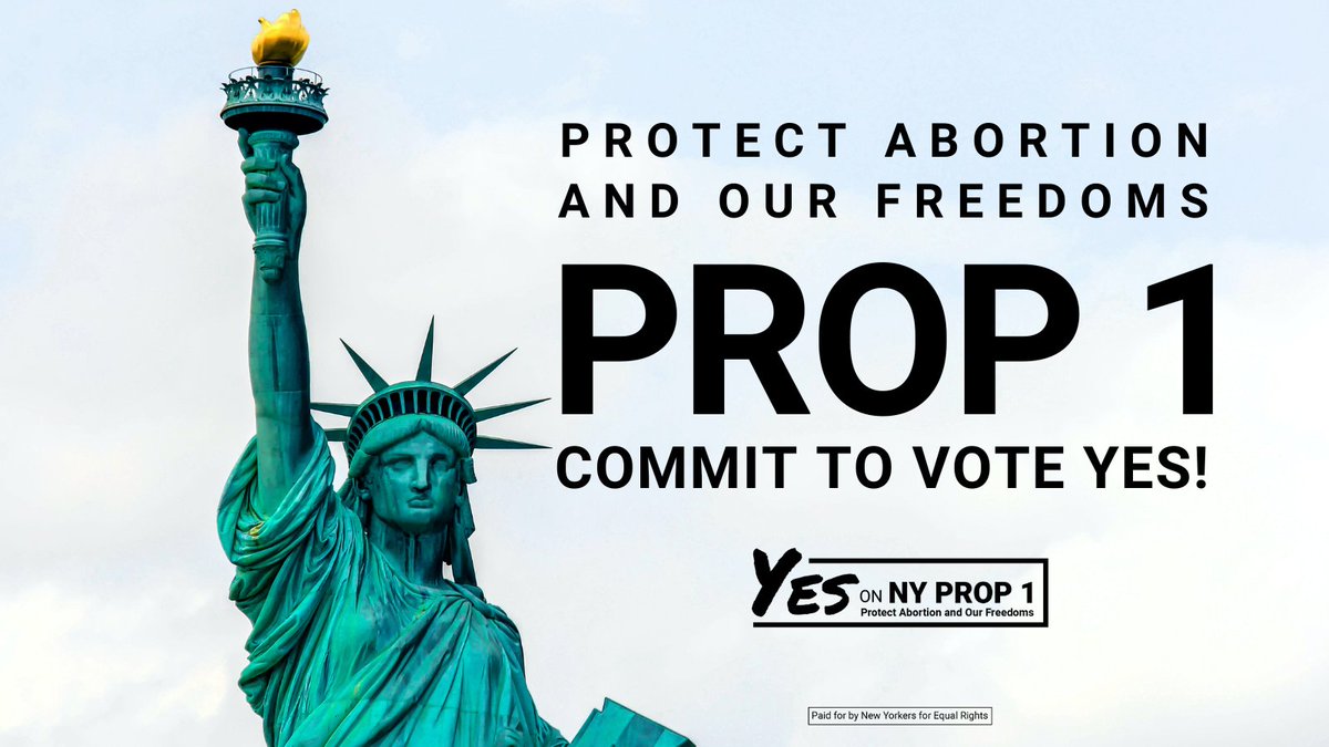 New York for Biden supports Prop 1 so all New Yorkers have the freedom to control their own lives, futures, and healthcare decisions, including the right to abortion. 
Learn more at yesonprop1ny.org
#YesonProp1NY #FlipYourBallot