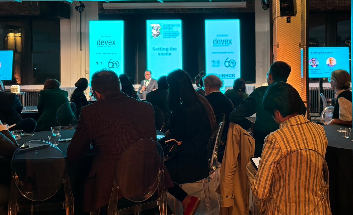 Voluntary return, even when desired by all parties, is not always an option. Displacement in fragile settings is a development and peacebuilding issues. Not one, both. 

This is not just about philanthropy, but public-private partnerships. 

#DevexEvent #ClimateWeekNYC