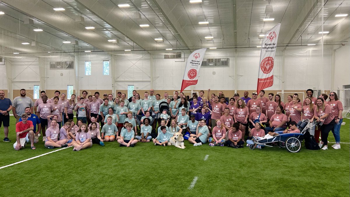 Honored to spend time, spread smiles today at Papillion Landing with ⁦<a href="/SpecialOlympics/">Special Olympics</a>⁩ and our friends from ⁦<a href="/lavistapolice/">La Vista Police</a>⁩ ⁦<a href="/papillionpolice/">Papillion Police</a>⁩ ⁦<a href="/OfcNadgwick/">Ofc Stuart Nadgwick</a>⁩ ⁦<a href="/OfcMeisterLVPD/">Officer Karl Meister</a>⁩ ⁦<a href="/ppdofcpatterson/">Officer Patterson</a>⁩! Lots of love and pets!🐾⁦<a href="/SarpySheriff/">Sarpy County Sheriff's Office</a>⁩