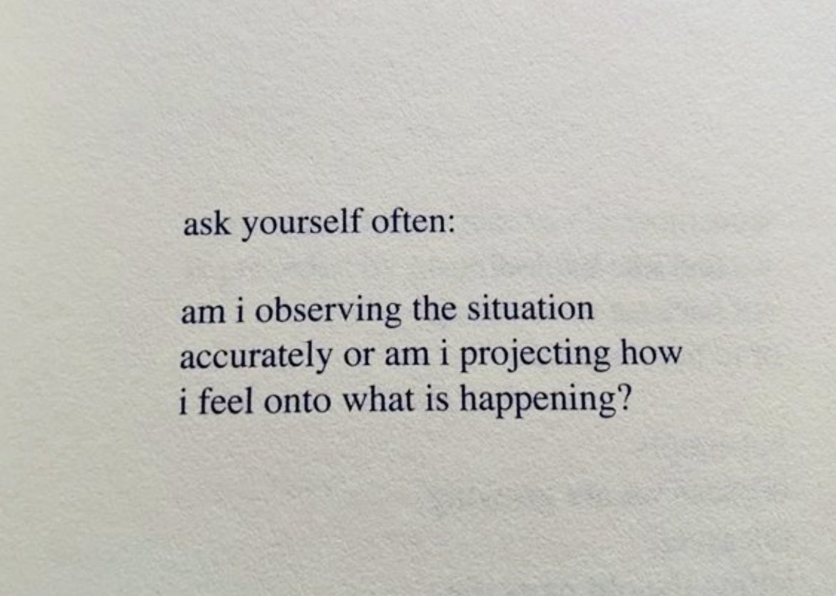 ask yourself often