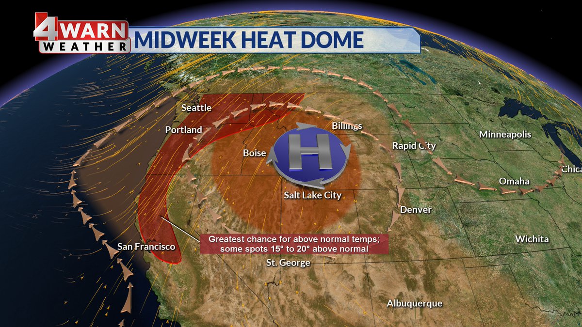 AlanaBrophyWX's tweet photo. Summer 🔆 calling your name? It is! It's Fall BUT we just tied the record @slcairport with a high of 93º-- #4warned you on these 90s  triple digits ahead in the south--&amp; NOT done yet! Latest 90º+ on record in SLC is Sept. 30 &amp; latest in SG 100º+ is Sept. 29!
#utwx @abc4utah https://t.co/KTOuwcz8F7