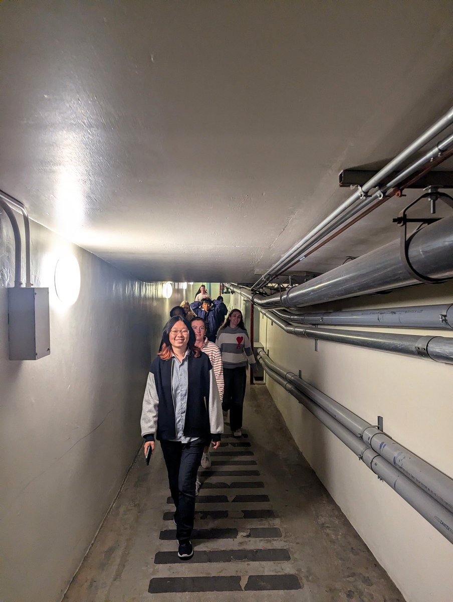 Did you know that <a href="/MBLScience/">Marine Biological Laboratory (MBL)</a> has a tunnel? Used to transfer radio isotopes from Rowe to Lillie to avoid crossing the public street in the old days...or so I am told. <a href="/MBLundergrads/">MBL Undergrads</a> using it for their 14C samples!
