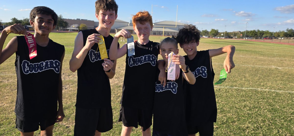 Rbms Athletics (@rbmscougars) on Twitter photo 7th grade boys got 5 in the top 10 at CRMS cross country meet today. Let's go Cougars <a href="/MsDouglas_RBMS/">Shanelle Douglas</a> <a href="/LeanderXC/">Leander Cross Country</a> 7th grade boys got 5 in the top 10 at CRMS cross country meet today. Let's go Cougars <a href="/MsDouglas_RBMS/">Shanelle Douglas</a> <a href="/LeanderXC/">Leander Cross Country</a>