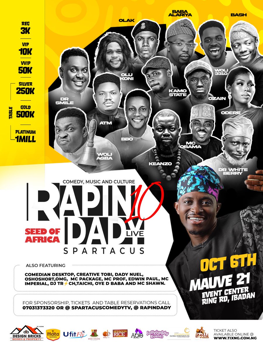 If you are in ibadan 
Join us 

This is the biggest in the city #HMSTR