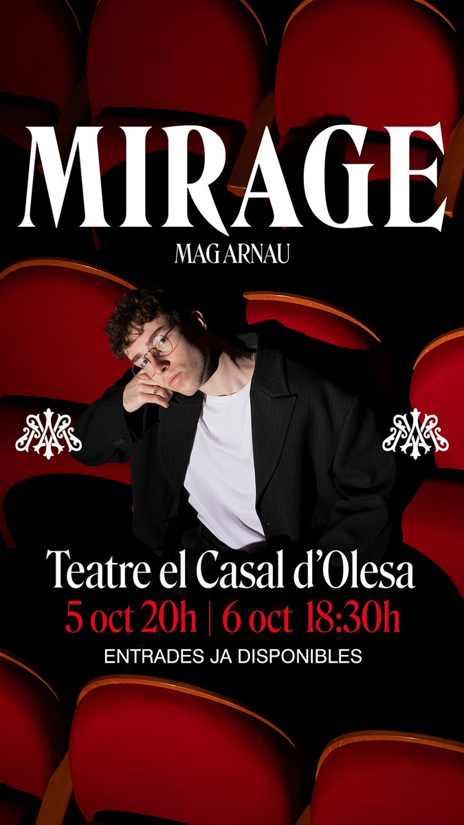Per fi, després de 7 anys, estreno l'espectacle que vaig començar a crear durant el Batxillerat. Entre la Covid i moltes altres coses, el camí ha estat llarg.

Si algú vol veure màgia en català a un preu molt accessible, us deixo l'enllaç a la bio. #màgia #català #cultura