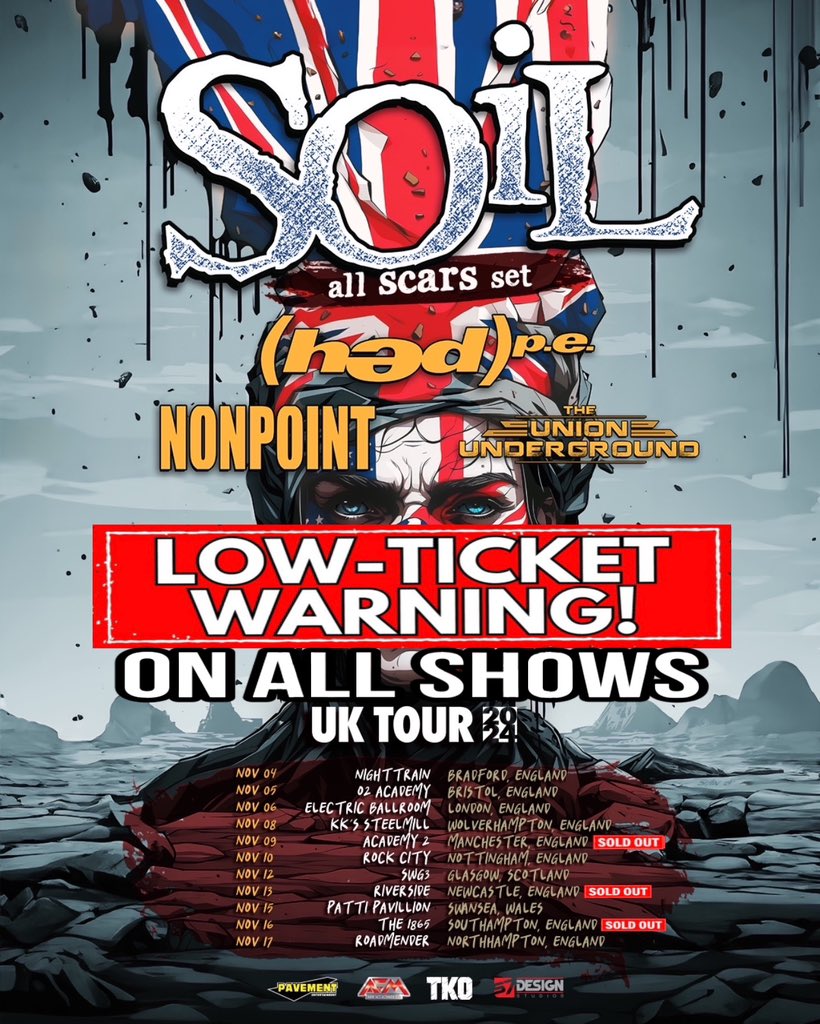 Low ticket warning on all shows. Get tix now!!! 5 weeks till tour starts!! ⚠️⚠️⚠️🛑🛑🛑