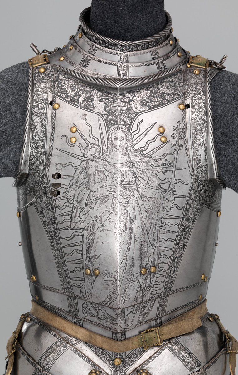 Armor of Ferdinand I, Holy Roman Emperor, (Detail of Breastplate), 1549