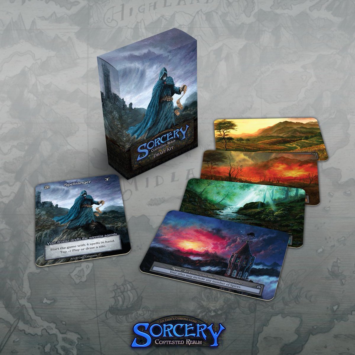 SorceryTCG's tweet image. Sorcery: Contested Realm Draft Kits are available now for purchase: buff.ly/4ehTVZR 

#sorcerytcg #arthurianlegends #draft