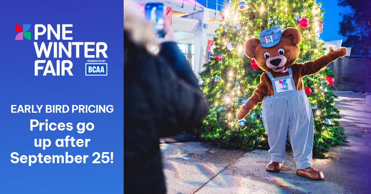 Today is your last chance for Early Bird Pricing! ❄️🎄

Purchase your tickets before 11:59pm tonight to get the below pricing for ANY date.

General (18-64 years): $20
Senior (65+): $14
Youth (13-17): $14
Child (4-12):$7.50
Kids 3 and younger: FREE

vist.ly/3mhb7ts