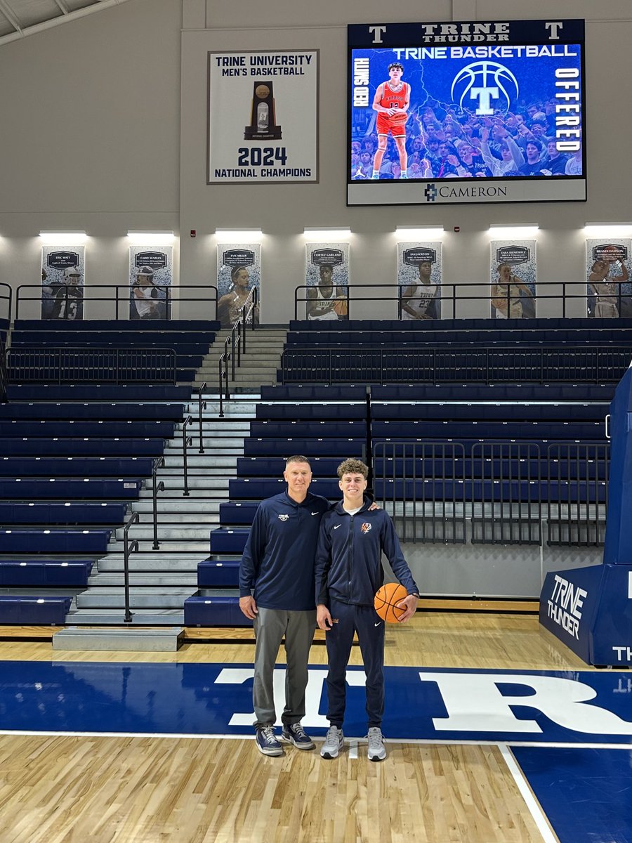 Had a great visit at Trine University. Thank you to the coaches for showing me around and the opportunity to play for <a href="/TrineThunderMBB/">Trine MBB</a> .