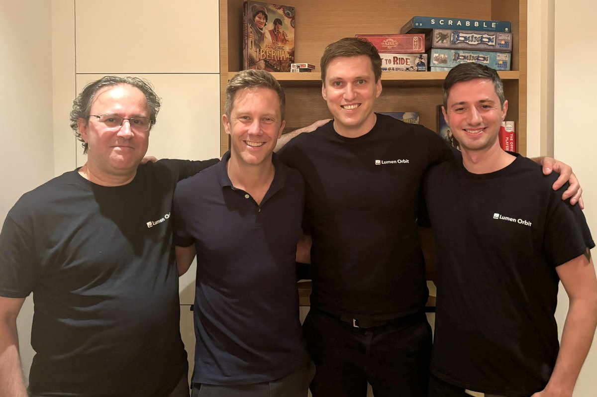 Philip Johnston (@philipjohnst1) on Twitter photo Today is demo day at <a href="/ycombinator/">Y Combinator</a> ๐
Huge thanks to our group partner <a href="/t_blom/">Tom Blomfield</a> and the rest of the YC team for your support of <a href="/LumenOrbit/">Lumen Orbit</a> over the summer! ๐๐
Just getting started! ๐๐ผโโ๏ธโโก๏ธ
<a href="/adi__oltean/">Adi Oltean</a> <a href="/ezrafeilden/">Ezra Feilden</a> Today is demo day at <a href="/ycombinator/">Y Combinator</a> ๐
Huge thanks to our group partner <a href="/t_blom/">Tom Blomfield</a> and the rest of the YC team for your support of <a href="/LumenOrbit/">Lumen Orbit</a> over the summer! ๐๐
Just getting started! ๐๐ผโโ๏ธโโก๏ธ
<a href="/adi__oltean/">Adi Oltean</a> <a href="/ezrafeilden/">Ezra Feilden</a>