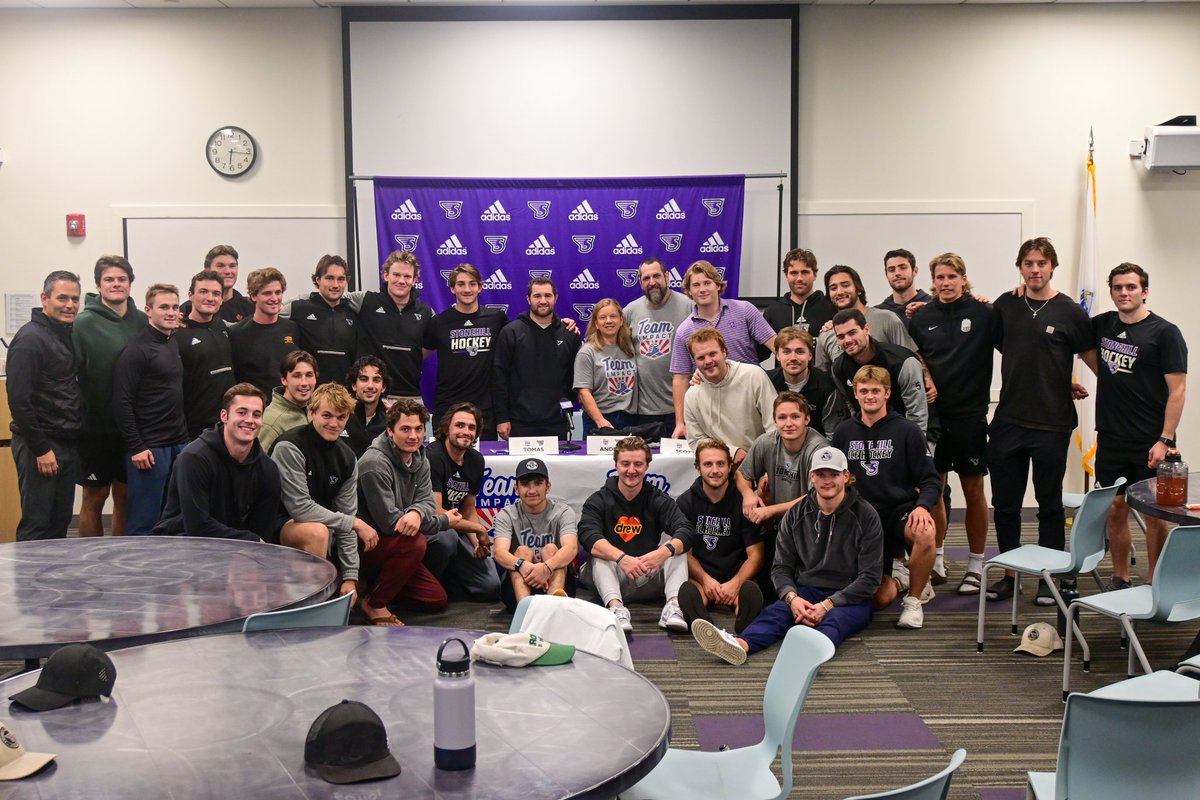 GoStonehill's tweet photo. Through Stonehill's partnership with @GoTeamIMPACT , we are proud to introduce the newest member of the @StonehillHockey family! π
Welcome to the team, Tomas! π€©β
#GoHill | #goteamimpact https://t.co/1kmLdMwlT0