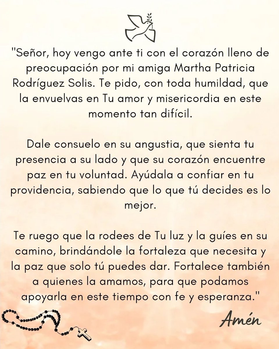 Con toda la humildad, quiero elevar una oración por <a href="/mayanbee99/">Patty Rdz MARIPOSA</a>! Hoy nos necesita más que nunca! 🙏🏻
Unamonos todos en una cadena de oración por nuestra Querida Patty! 
#OraciónPorPatty

<a href="/VickyRuffoWeb/">VickyRuffoWebOFicial</a> <a href="/victoriaruffo31/">victoria ruffo</a>