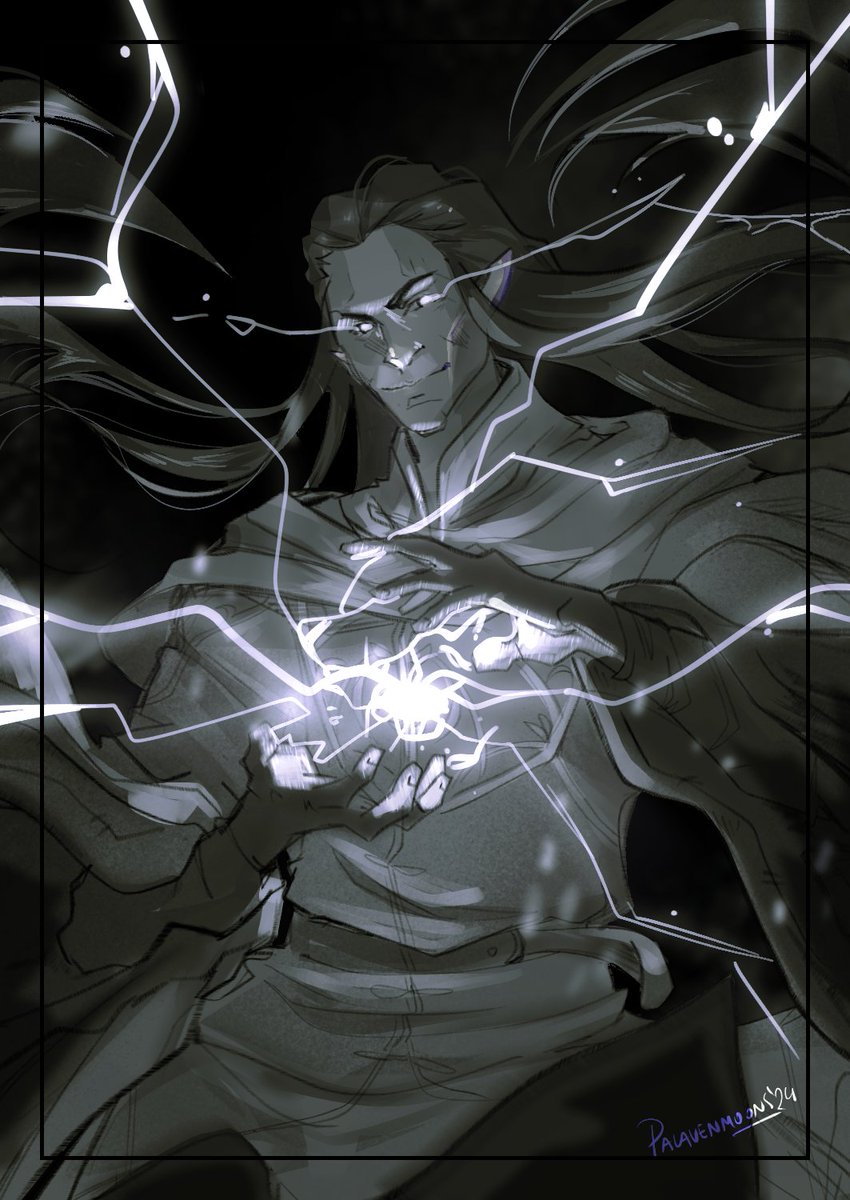 Zap Zapp. Friendly Zap AoE. Some old Pathfinder Mystic character from a few years ago for tonight's Stream Sketchie