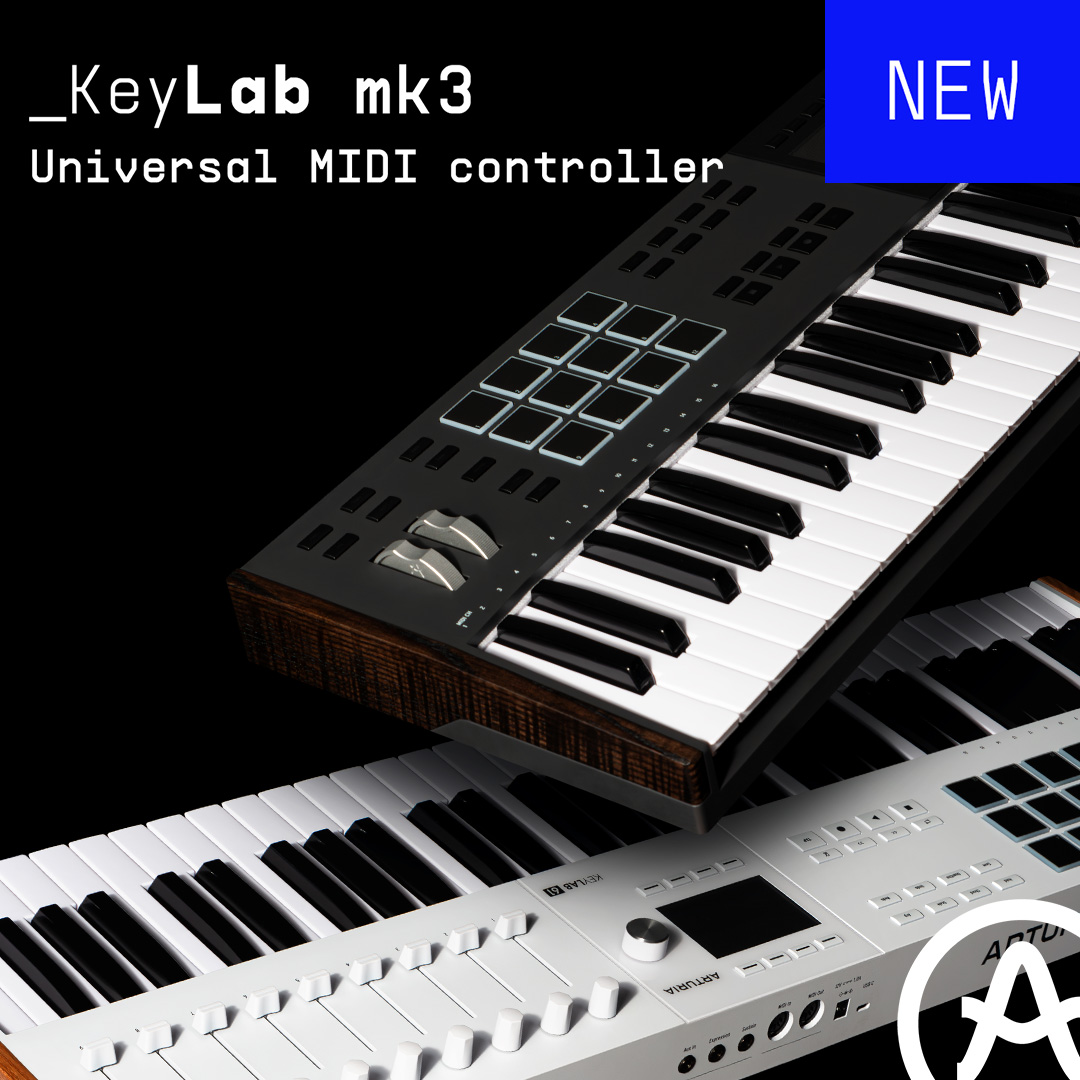 ArturiaJP's tweet photo. #Arturia は皆様の声にお応えし、新型のMIDIコントローラー_KeyLab Mk3 を発売しました!
最初に手に入れることができたラッキーな人は🍀?
#keylabmk3
#midiコントローラー
#ホームスタジオ
#daw統合
#アートリア
#midiキーボード https://t.co/zPGk80jC4b