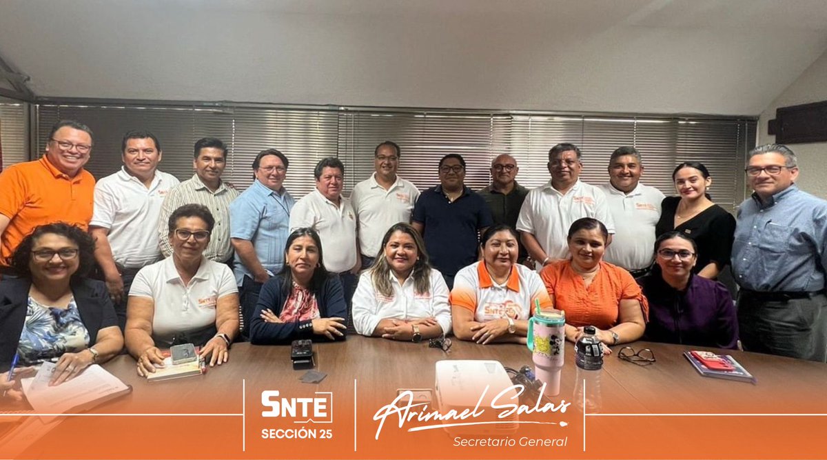 arimaelsalas's tweet photo. En la #Sección25 trabajamos #ConFuerzayCompromiso
He instruido a una comisión integrada por miembros del Comité Ejecutivo Seccional para la
revisión y construcción de las Estructuras Ocupacionales para la educación básica.
#EnElSNTEtrabajamosParaTi
#orgullosamentesnte25 https://t.co/e1oUo3V9Hc