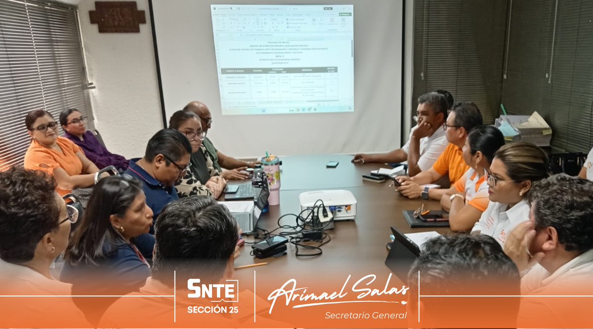arimaelsalas's tweet photo. En la #Sección25 trabajamos #ConFuerzayCompromiso
He instruido a una comisión integrada por miembros del Comité Ejecutivo Seccional para la
revisión y construcción de las Estructuras Ocupacionales para la educación básica.
#EnElSNTEtrabajamosParaTi
#orgullosamentesnte25 https://t.co/e1oUo3V9Hc