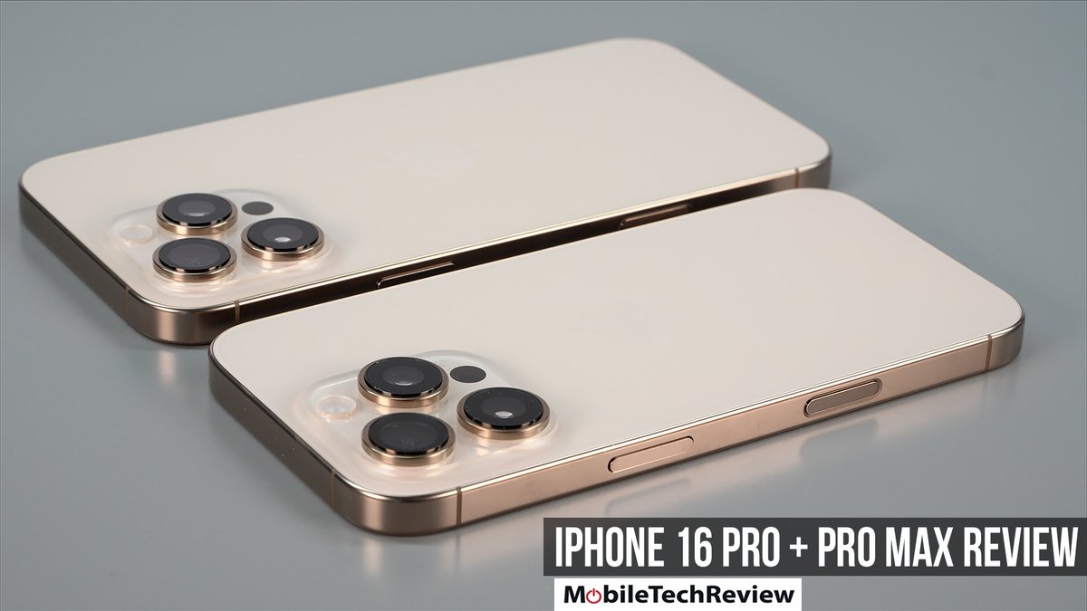 lisagade's tweet image. Here’s my review of the iPhone 16 Pro and iPhone 16 Pro Max: youtube.com/watch?v=olsshE…
