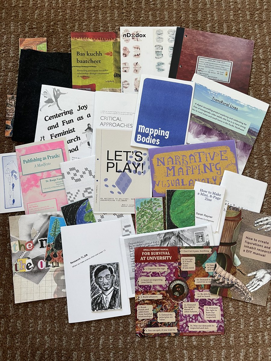 trent is taking a break from this place (@tjwintermeier) on Twitter photo actually RAN back from my mailbox with this package of 26 zines from the DIY Methods 2024 zine conference (organized by <a href="/aepasek/">Anne Pasek</a> and Sarah Rayner)! what an incredible collection--and so happy that i could add my little radio zine :-) actually RAN back from my mailbox with this package of 26 zines from the DIY Methods 2024 zine conference (organized by <a href="/aepasek/">Anne Pasek</a> and Sarah Rayner)! what an incredible collection--and so happy that i could add my little radio zine :-)